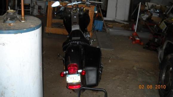 bag on tip light installed, haven't gotten to my curved lic. pl. holder yet