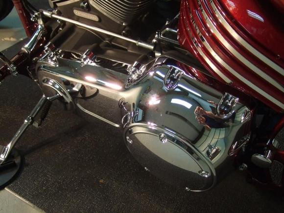All the allen bolt's have been change over to chrome with chrome cap's.