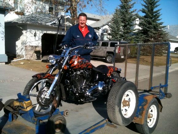 Bike with Chimo the AMA Driver.