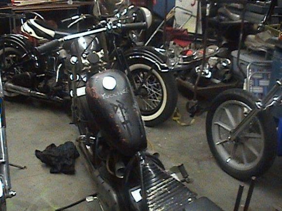 rys old bsa at jason jessee's wharehouse.wattsonville
