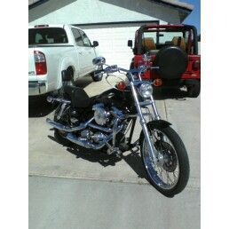 Harley in the drive