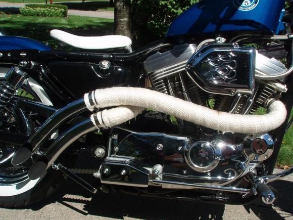 Rad ii exhaust wrapped