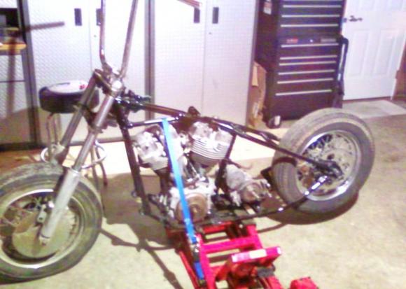 Basketcase Parts on '54 Frame