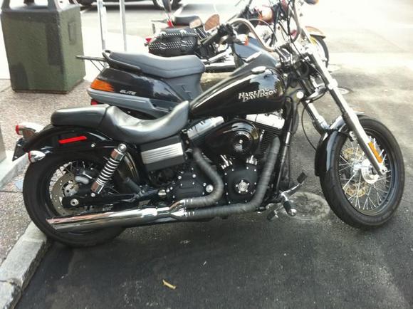 stock Air Cleaner powder coated gloss black