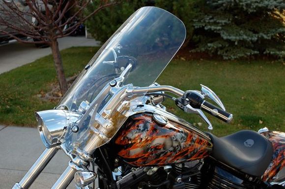 Rocker with Rifle windshield close up