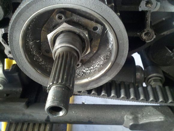 Randy stripped the pulley splines on his 2002 Softail Deuce.