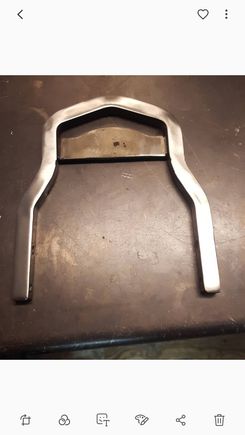Cut down the back rest. Have a few touch ups to finish with the welder. 