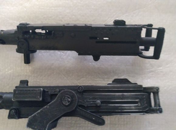 Definitely getting better at this 3D print thing .
Much more detail.
Top latest, bottom first 50 cal print .