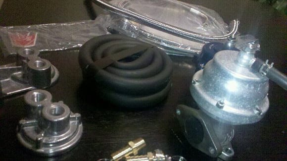 i ordered an oil filter relocation kit, and a tial wastegate from craigslist...