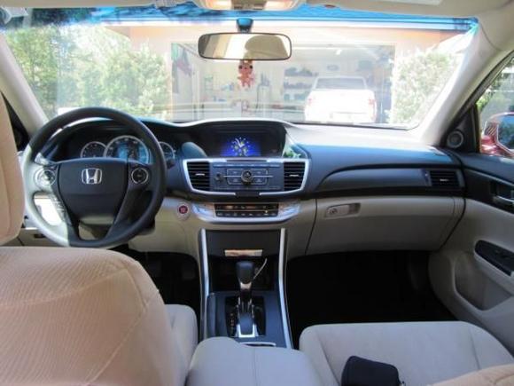 View of cockpit