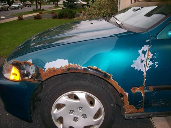 EEEWWWWWW!!! Geez, get this off my car already.