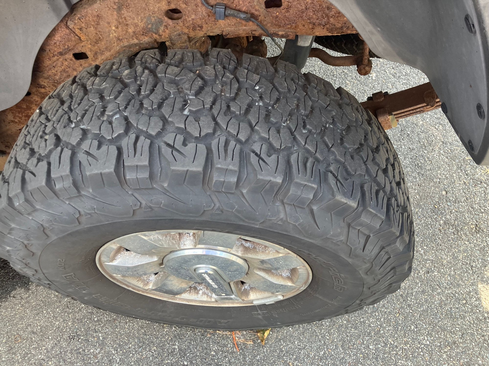 Less than 400 miles on new tires