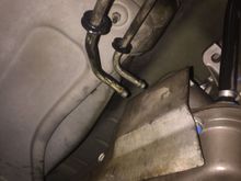 These are the trans cooler lines. The “beginning of a HUGE PIA” trying to get them to fit properly again.