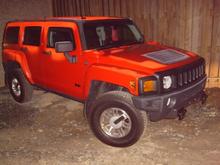 After blacked grill, markers, and emblems