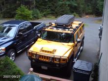 The hummer makes our Ram look small but it has a Hemi!!