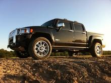 Before leveling kit and 33" Trail Grapplers.