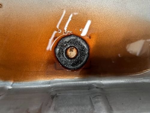 Trans pan magnet after draining fluid (for reference)