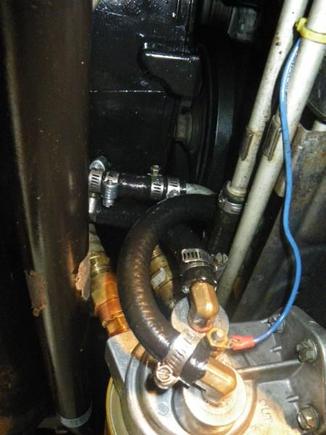 View of hoses