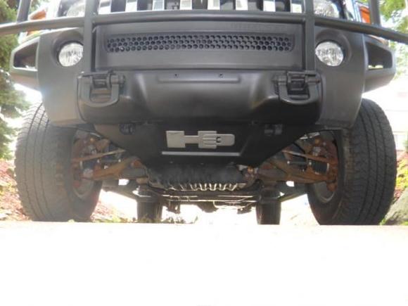 painted skid plate