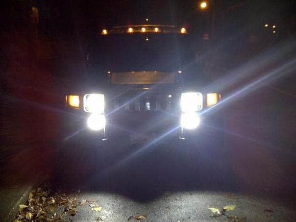 New HID 6000K Headlight and Driving Lights.... Super Bright