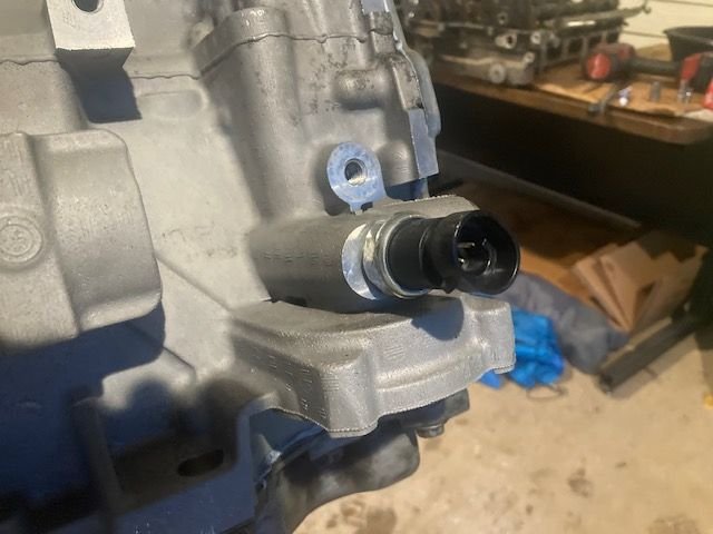 New oil pressure sensor