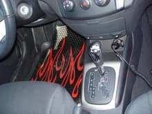 Interior with Flame Floor Mats