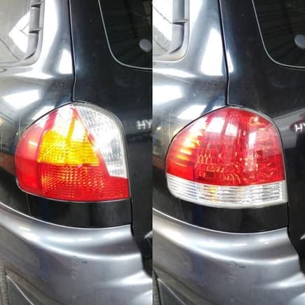 Replaced the awful 2003 rear lights with the cleaner and more stylish 2006 option. Also had to change all the bulb holders too so they would fit.