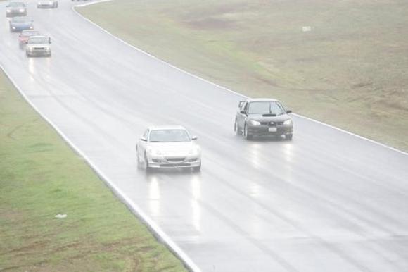 Headed into turn 1 at Thunderhill