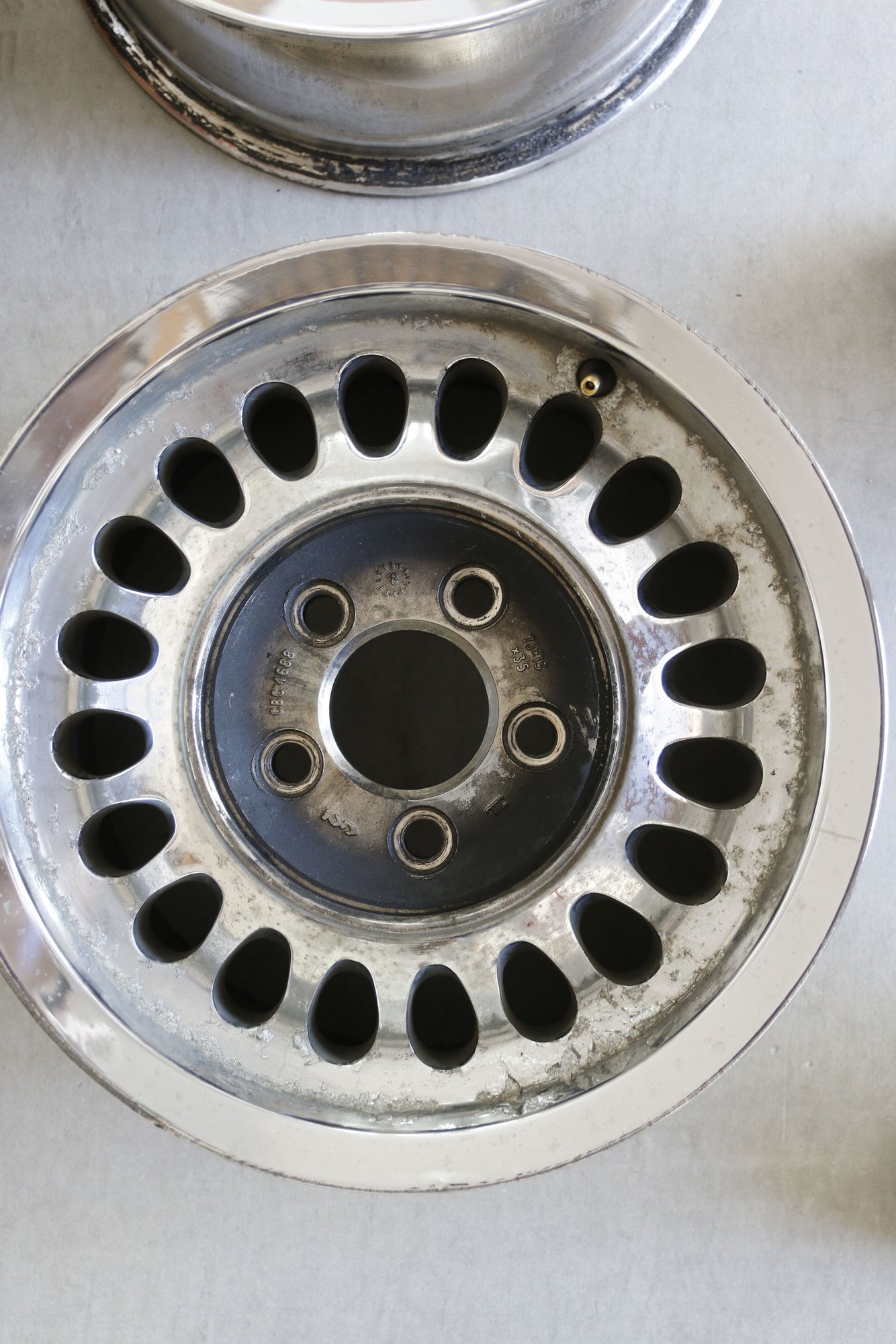 Wheels and Tires/Axles - 4 1989 XJ6 (XJ40)  wheels - need rechrome - Used - 1989 Jaguar XJ6 - Buckeye, AZ 85396, United States