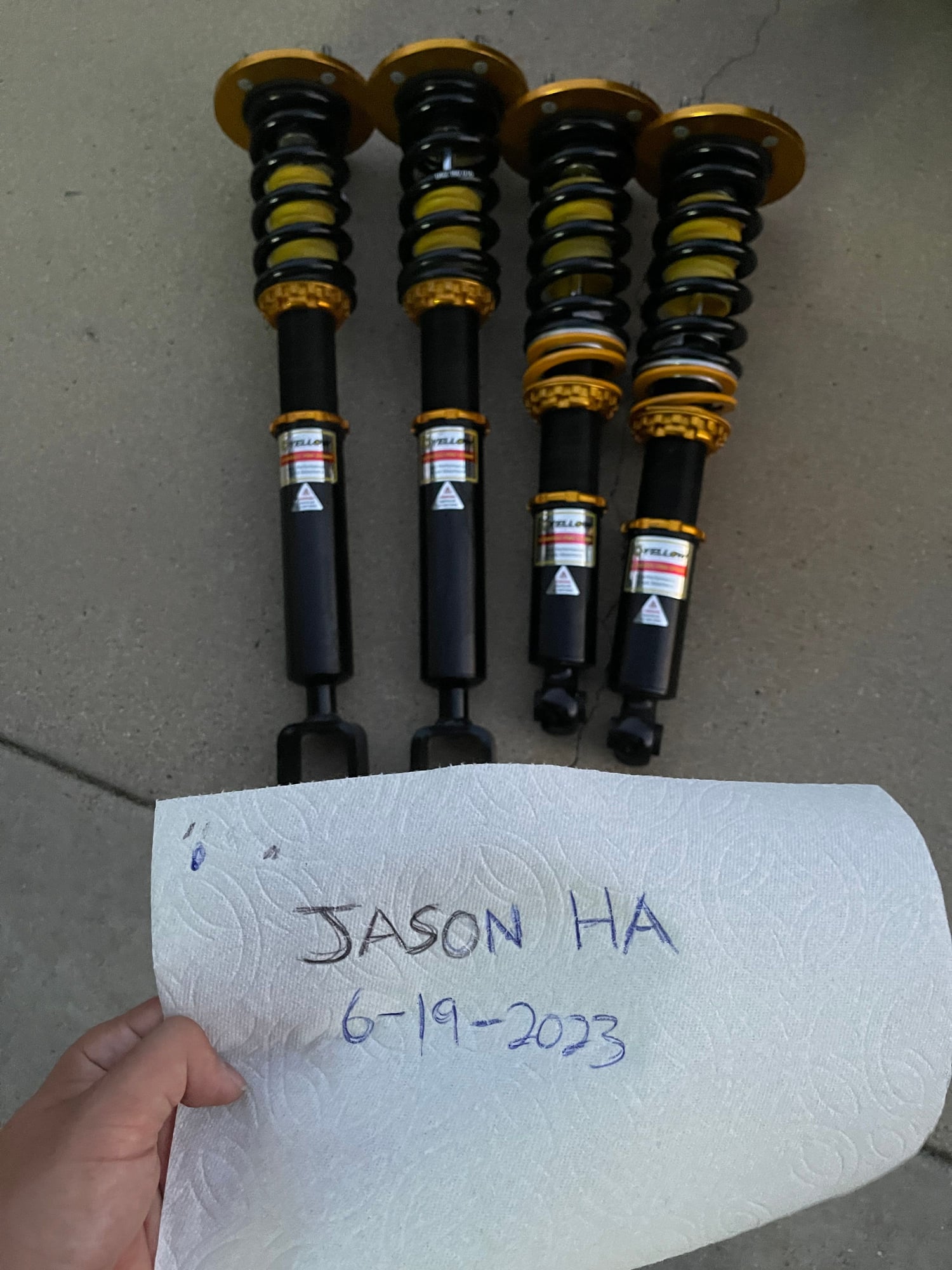 Wheels and Tires/Axles - Jaguar F Type parts (SSR, Yellow Speed) - Used - 2018 to 2022 Jaguar F-Type - Garden Grove, CA 92844, United States