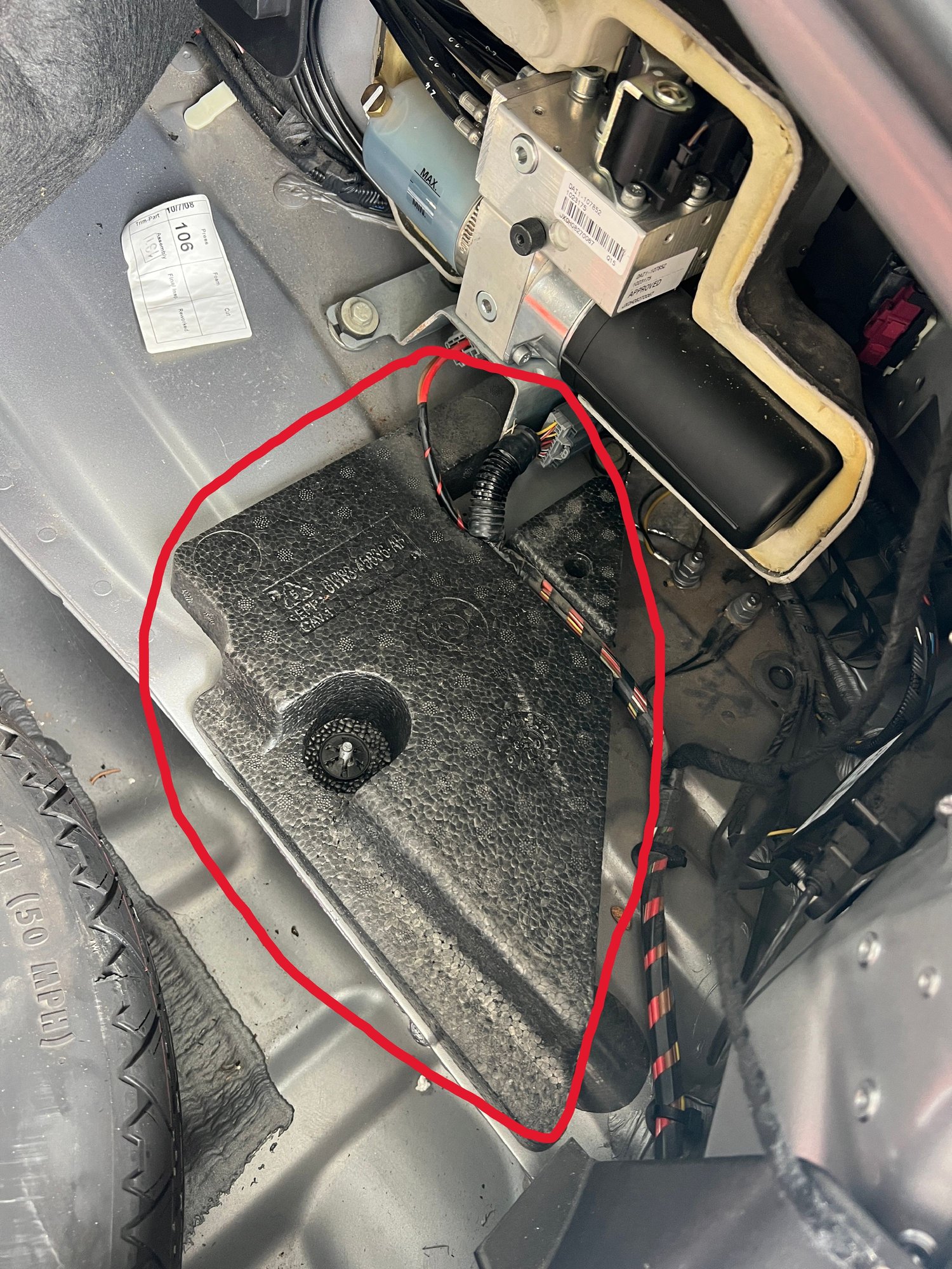 Best to remove this padding to reach connector ...