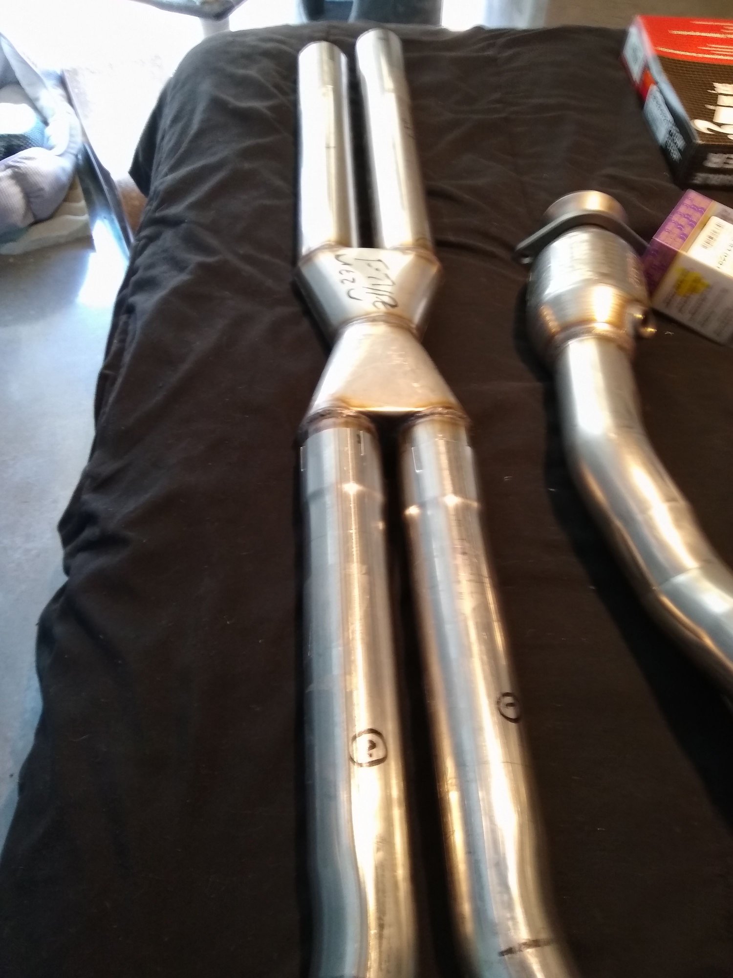 FType Manifold Back Viezu Paramount Performance Exhaust System with