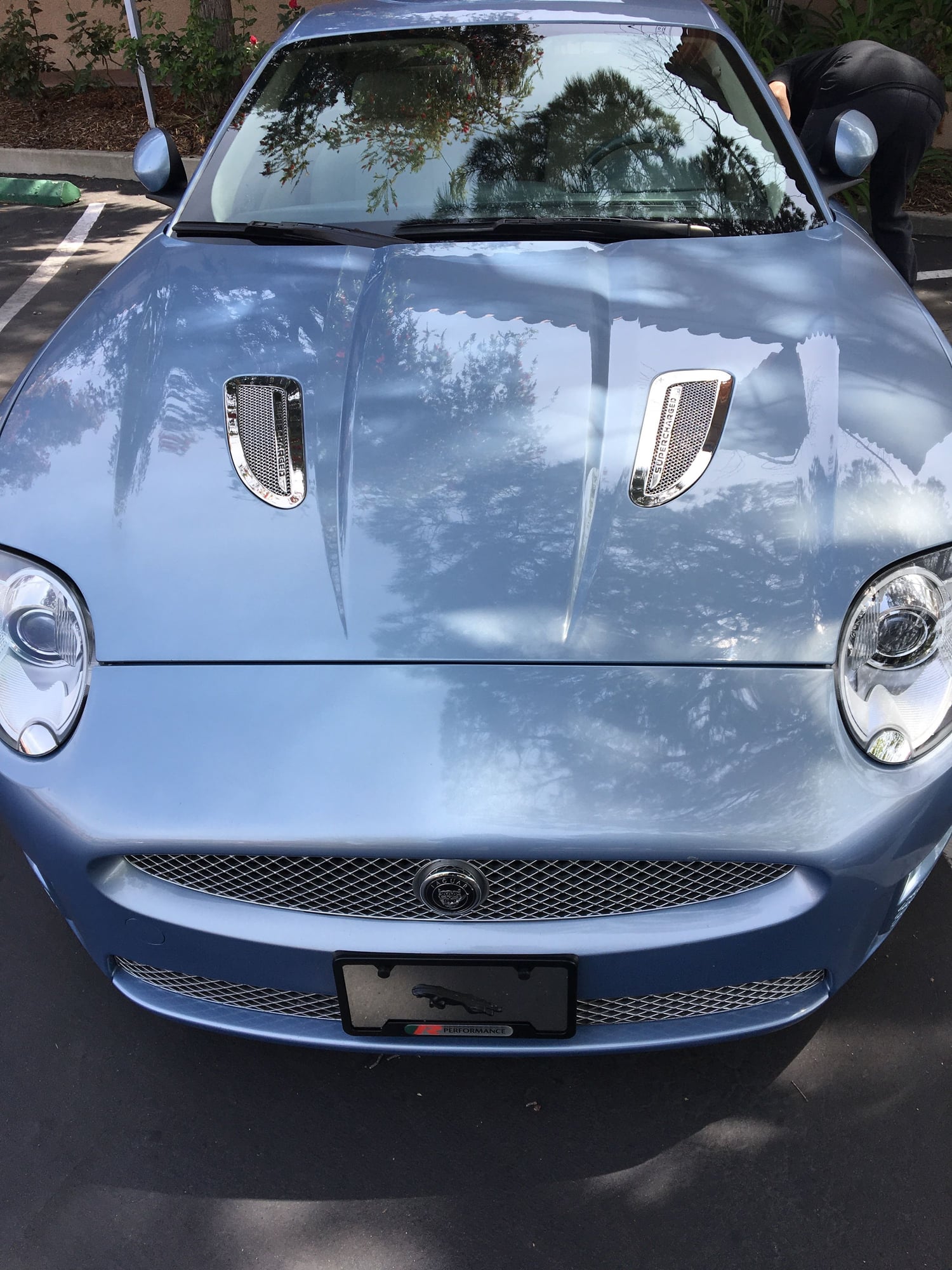 Exterior Body Parts - Jag XKR Supercharged Mesh Hood Louvers - Used - 2007 to 2015 Jaguar XKR - Queen Creek, AZ 85143, United States