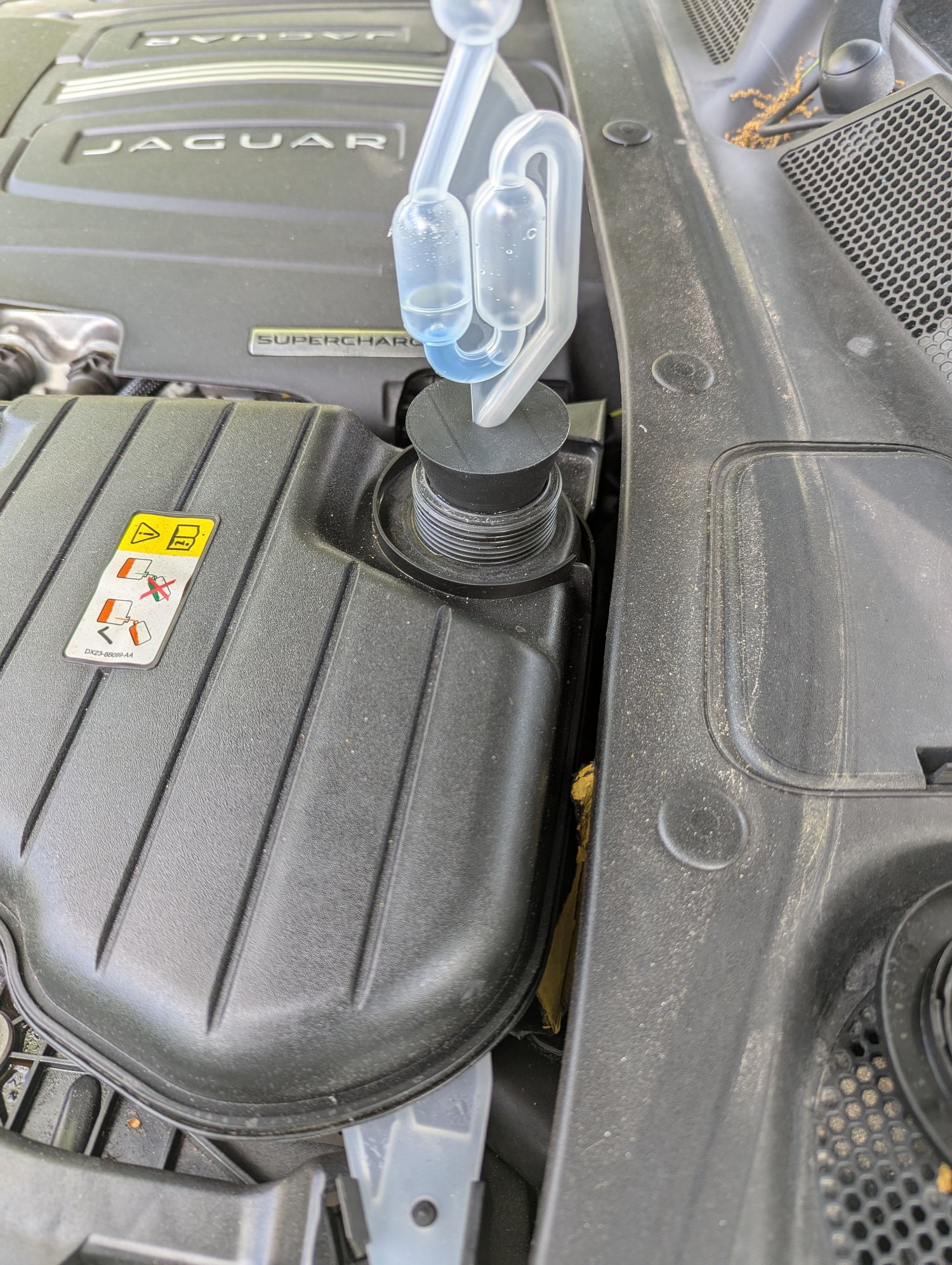 Well, doesn't seem to be a head gasket leak, whew.