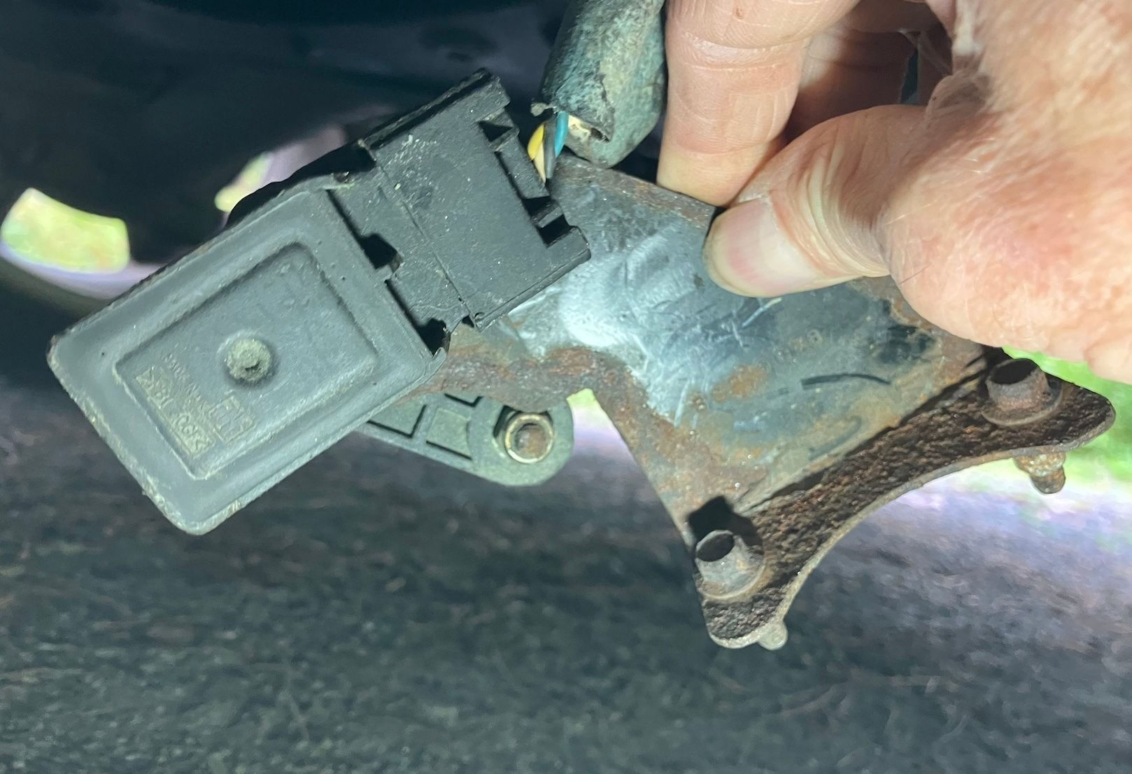 dropped out from left rear subframe?