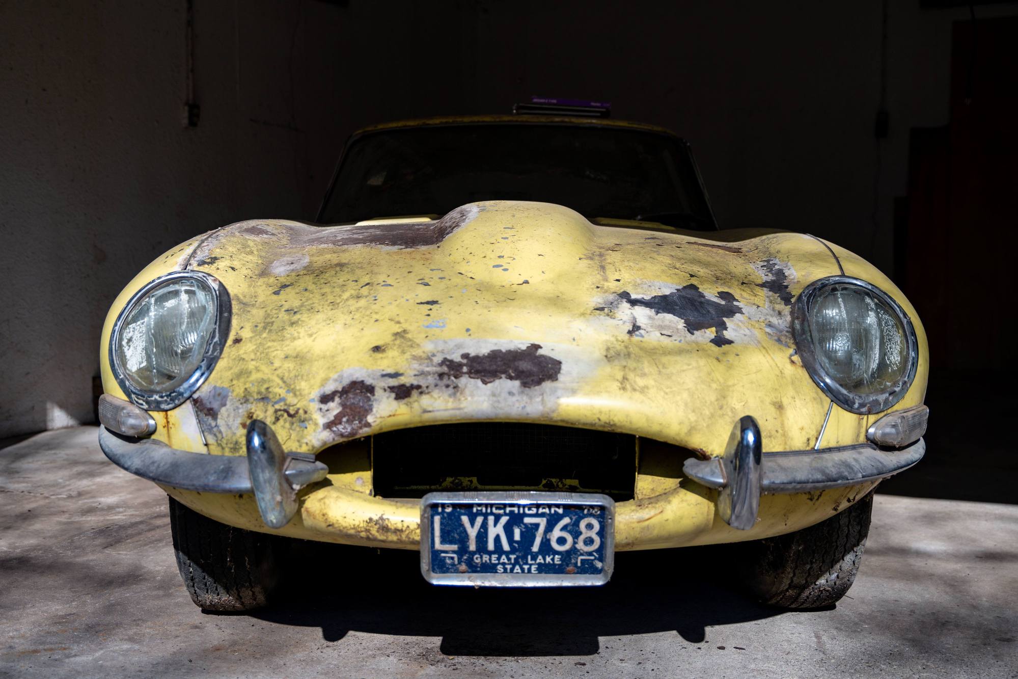 1964 Jaguar XKE - 1964 Jaguar XKE For Sale in Michigan - Used - VIN 00000000000889110 - 66,618 Miles - 6 cyl - 2WD - Manual - Coupe - Yellow - Romeo, MI 48065, United States