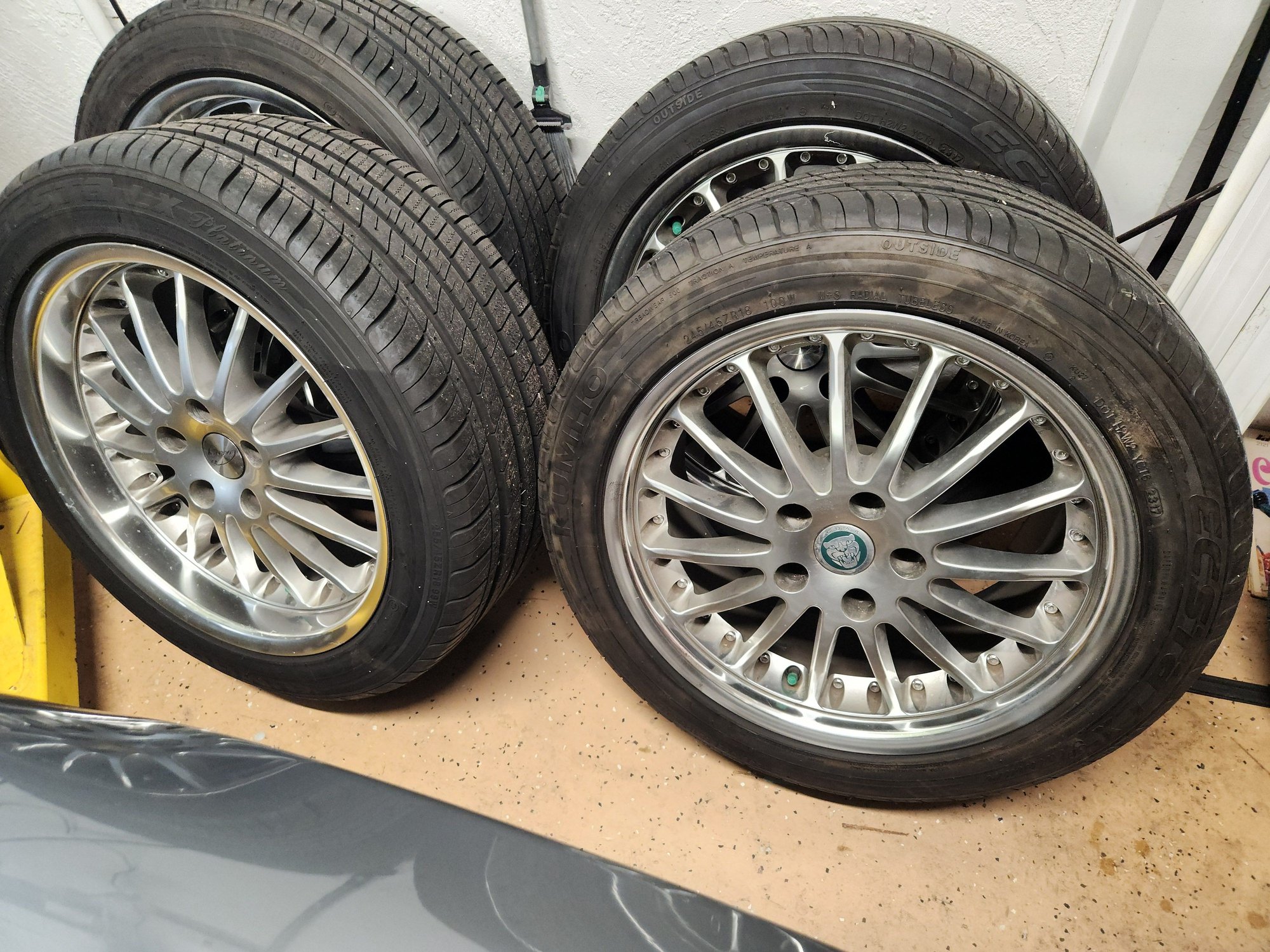 Wheels and Tires/Axles - 18" Whitley wheels and Kuhmo Ecsta LX tires - Used - 1997 to 2006 Jaguar XK8 - Venice, FL 34293, United States