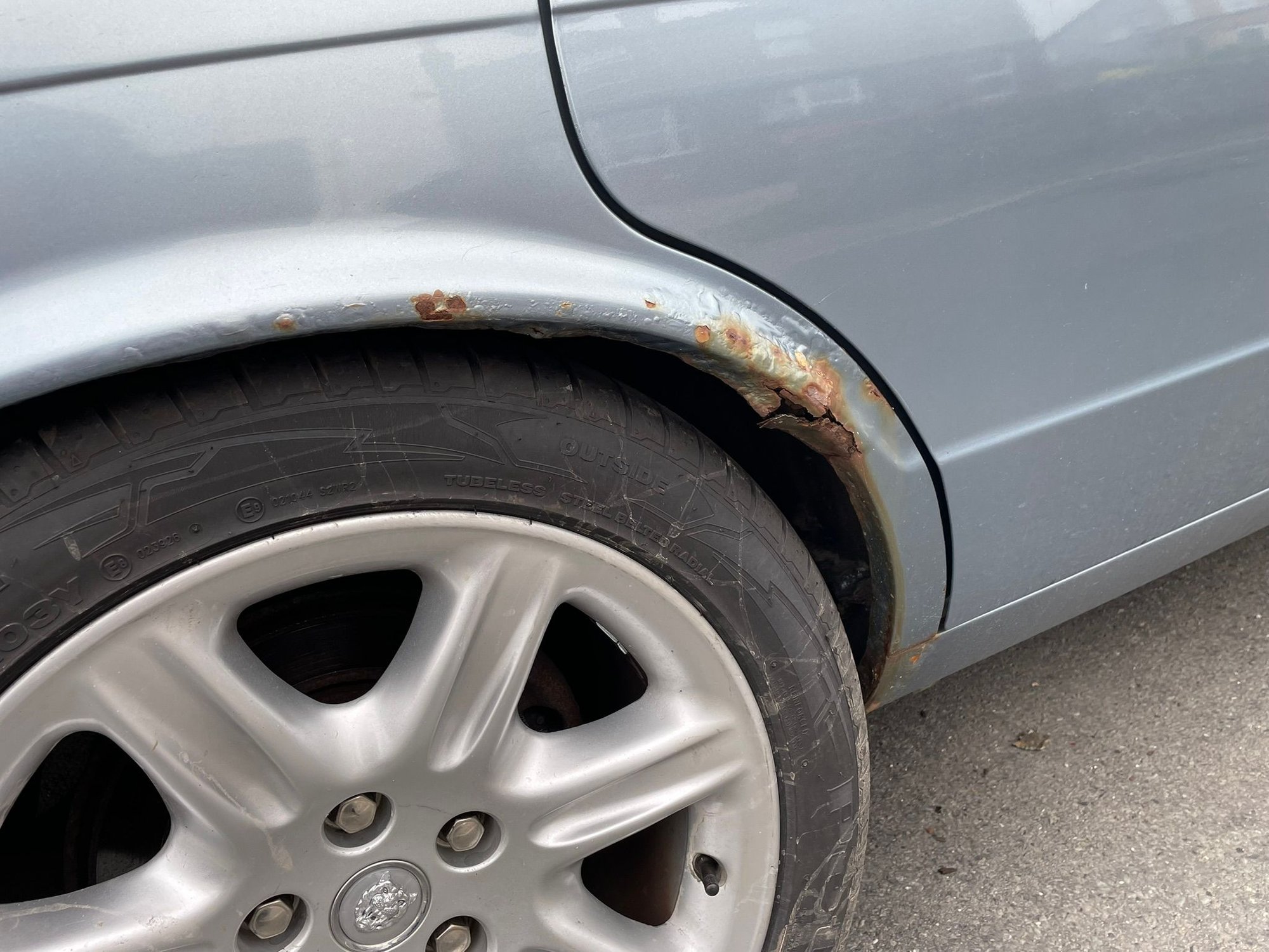 This is what happens when you don�t keep your wheel arches clean. 