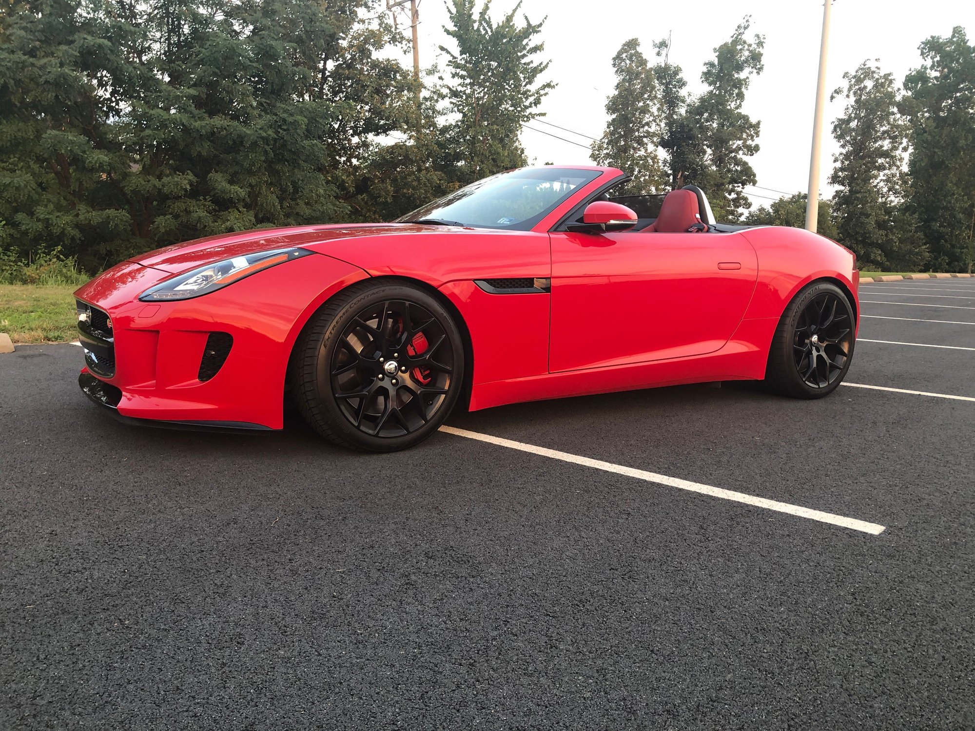 2014 Jaguar F-Type - 2014 V6 S F Type - Used - VIN SAJWA6FC7EBK01108 - 53,800 Miles - 6 cyl - 2WD - Automatic - Convertible - Red - Ashburn, VA 20148, United States