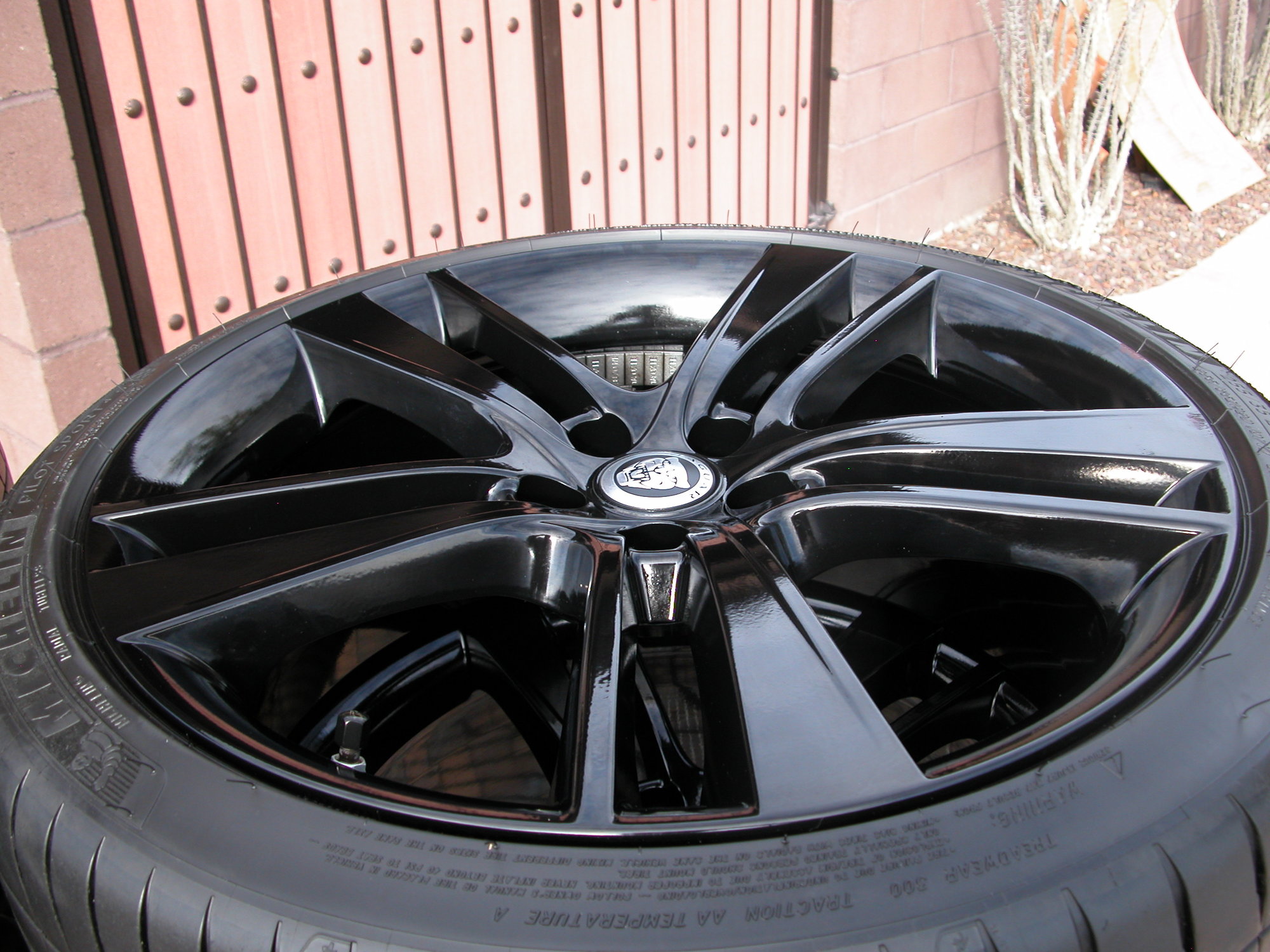 Wheels and Tires/Axles - Jaguar OEM Black "CYCLONE" Wheels and Michelin sport 4 S  tires 20" staggered Wheels - Used - All Years Jaguar F-Type - Desert Hills, AZ 85086, United States
