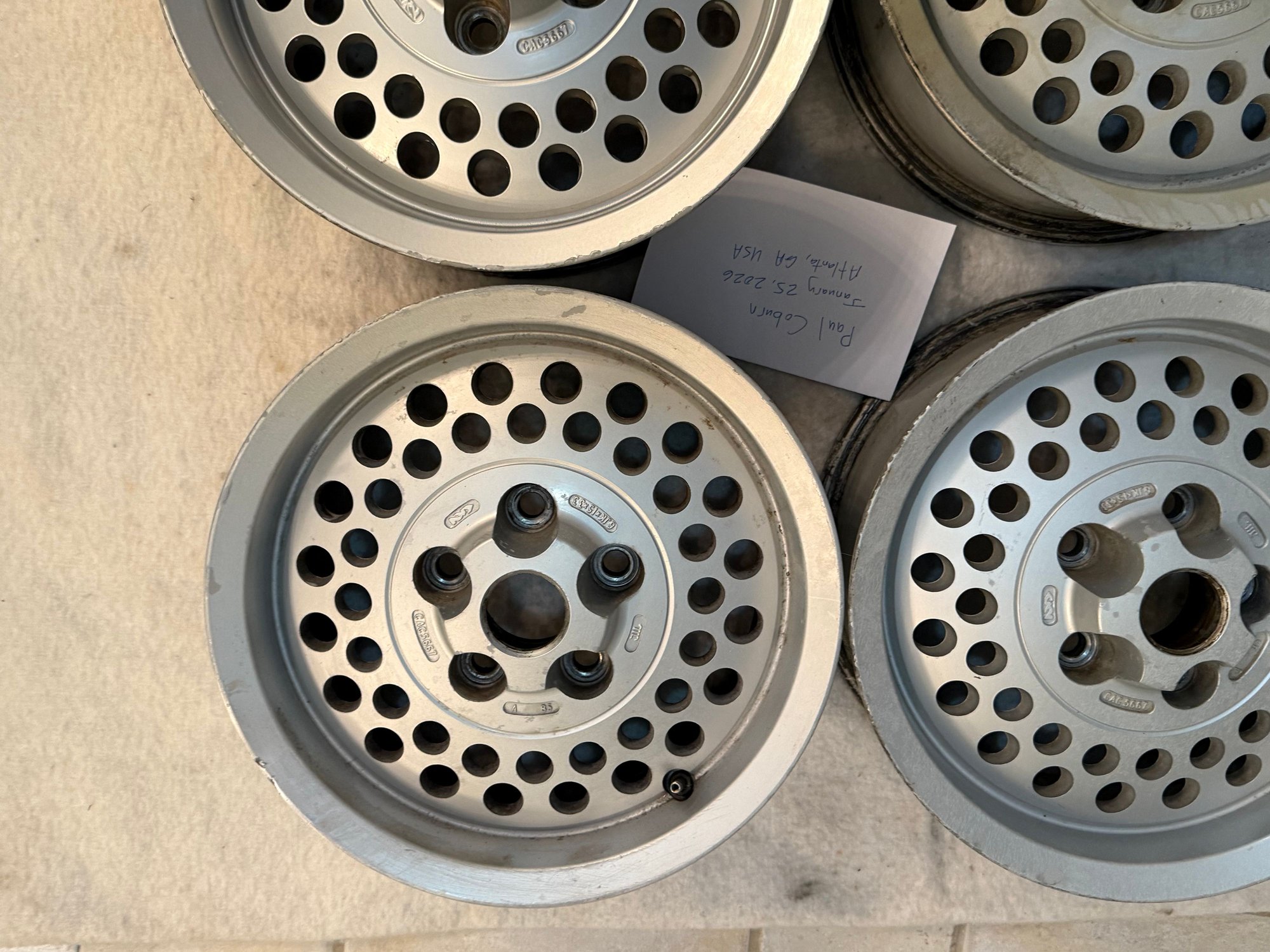 Wheels and Tires/Axles - Set of 4 Pepperpot Wheels 15"x6"; ET33  par no. CAC5667 - Used - -1 to 2027  All Models - -1 to 2027  All Models - -1 to 2027  All Models - Atlanta, GA 30319, United States