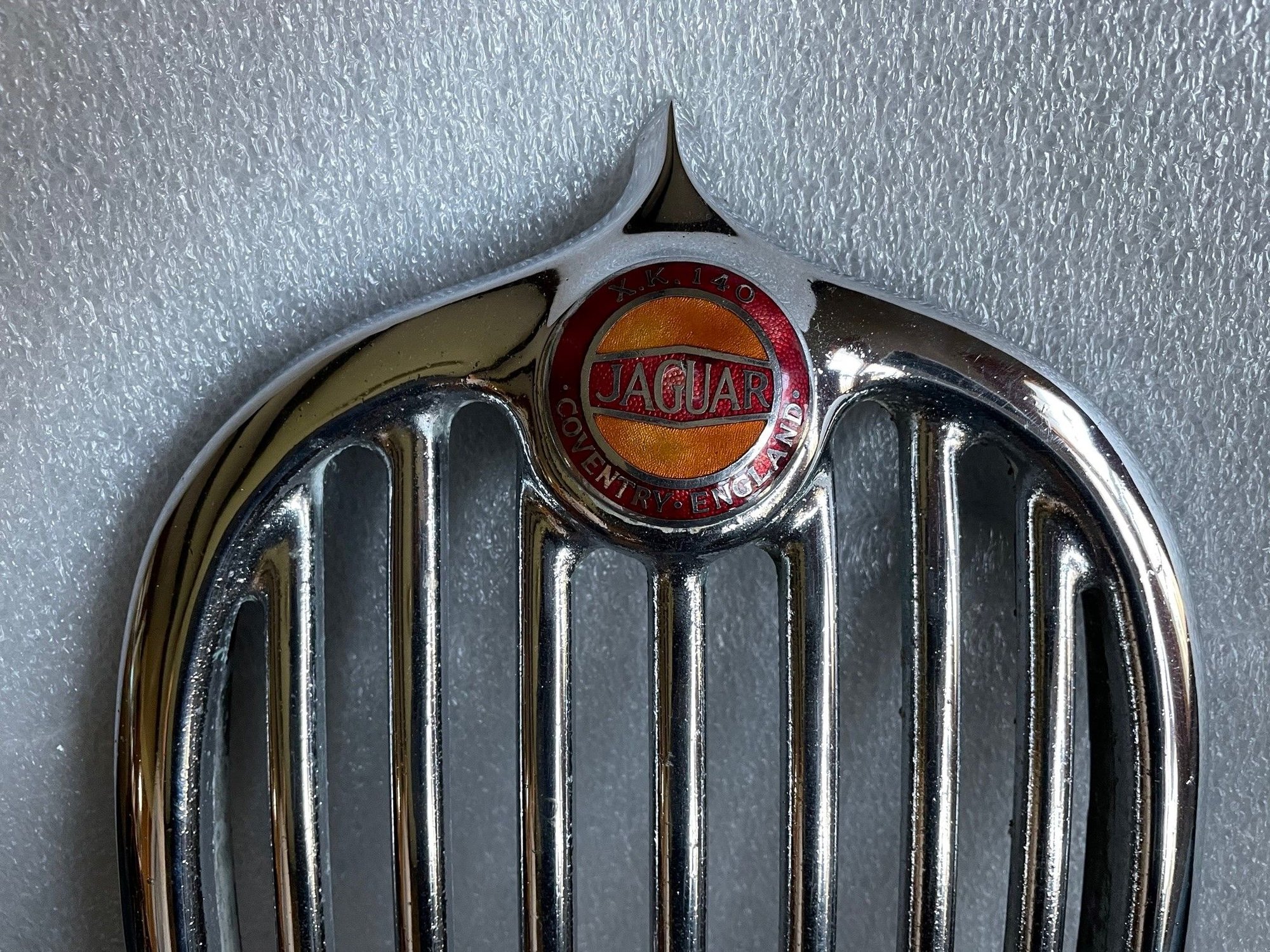 Exterior Body Parts - Jaguar XK140 Grille and Vintage Number Plate - Used - 1954 to 1958 Jaguar XK140 - Monroe, CT 06468, United States