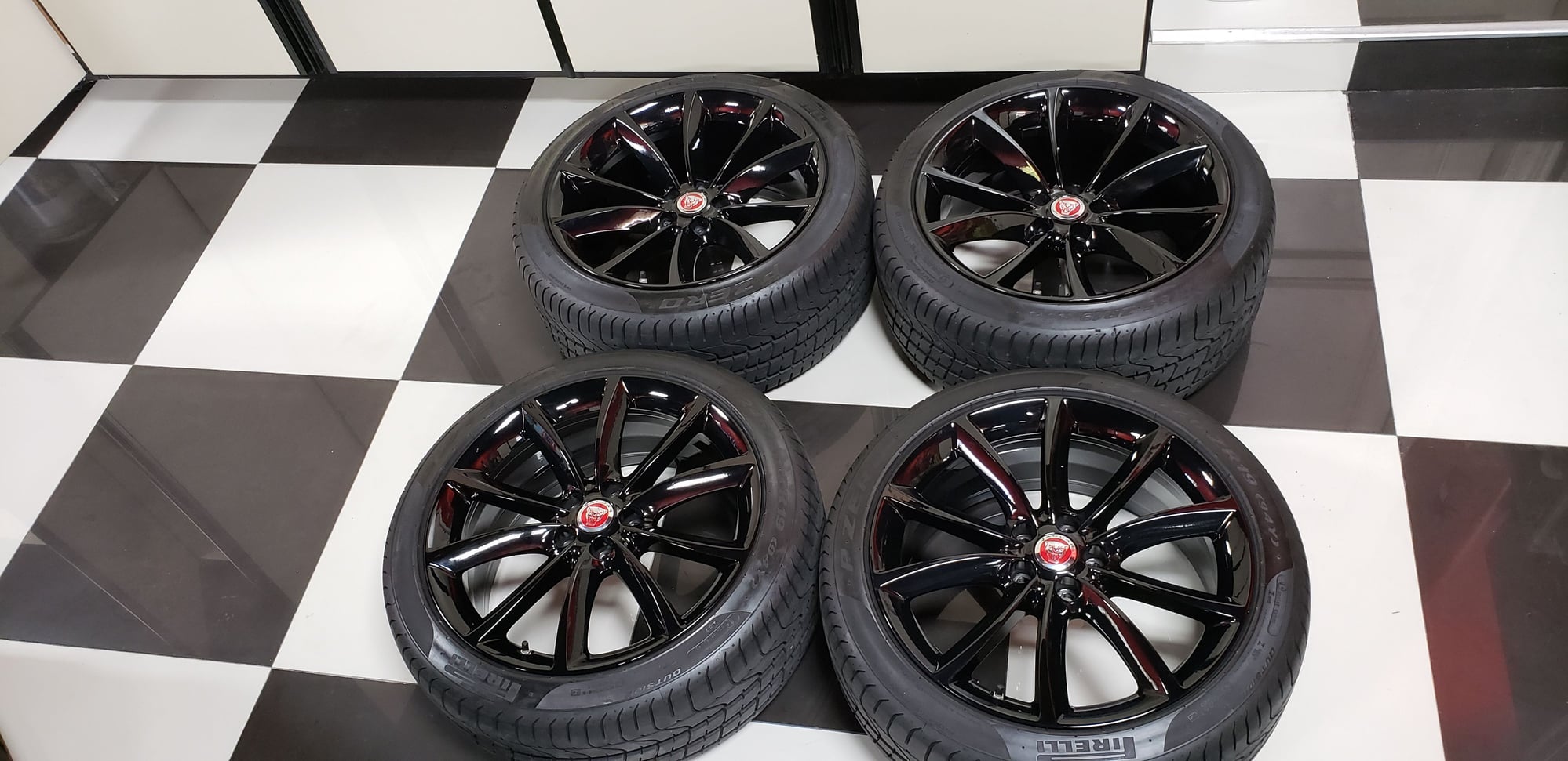 Wheels and Tires/Axles - 19" factory oem jaguar ftype wheels rims and new tires - Used - 2015 to 2018 Jaguar F-Type - Sacramento, CA 95630, United States