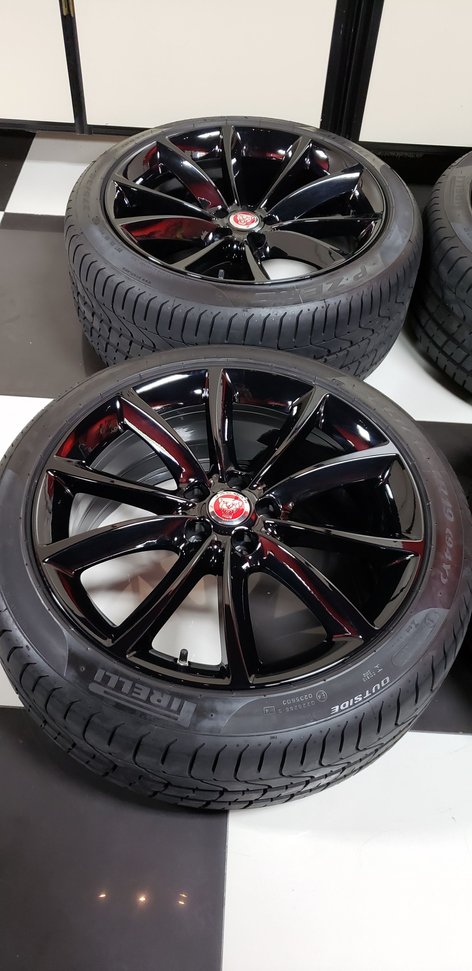 Wheels and Tires/Axles - 19" factory oem jaguar ftype wheels rims and new tires - New - 2014 to 2019 Jaguar F-Type - Sacramento, CA 95630, United States