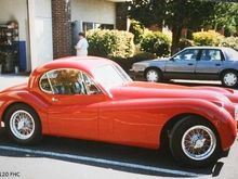 Restoration complete: 1953 XK120 FHC, Borrani rims. Don't expect these drive as well as they sound+look...(sold)