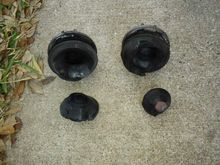 Well both mounts were toast the left side was really hard to see failure when in the car. I bet this is the reason I felt shake when foot on break and in gear.