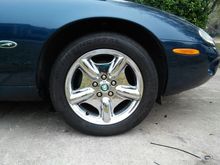 Wheel to fender now in specs, and a pretty good looking 20 year old wheel.
