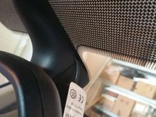 Rear view mirror electric connection hood modified for GPS antenna