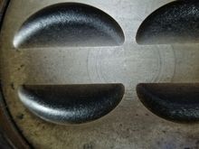 The crack right side of left relief 