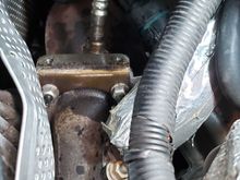 the heat shield goes in here